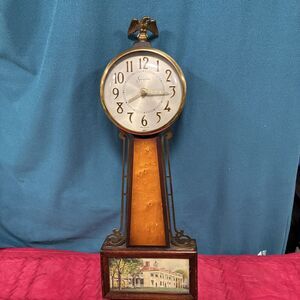 Vintage Sessions Repurposed To Quartz Mt. Vernon Banjo Clock 23 X 7 X 2